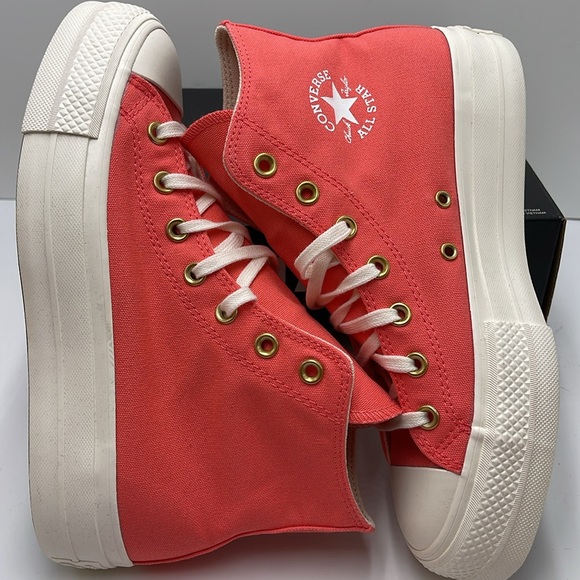 Converse WMNS CTAS LIFT HI
WATERMELON SLUSHY/EGRET WHITE A09914F
Platforms Snkrs - Picture 12 of 16